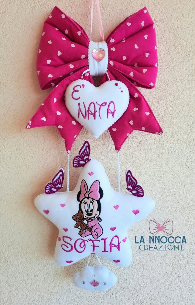 Fiocco nascita Topolina
