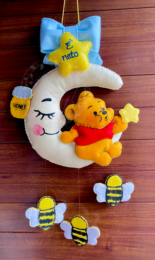 Fiocco Nascita Winnie The Pooh