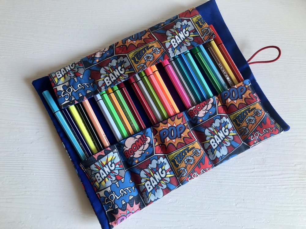 Astuccio rotolo per matite, Regalo per bambini