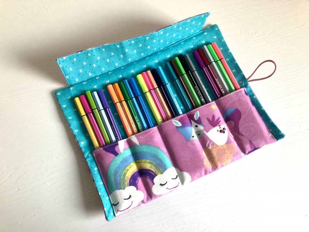 Astuccio rotolo per matite, Regalo per bambini