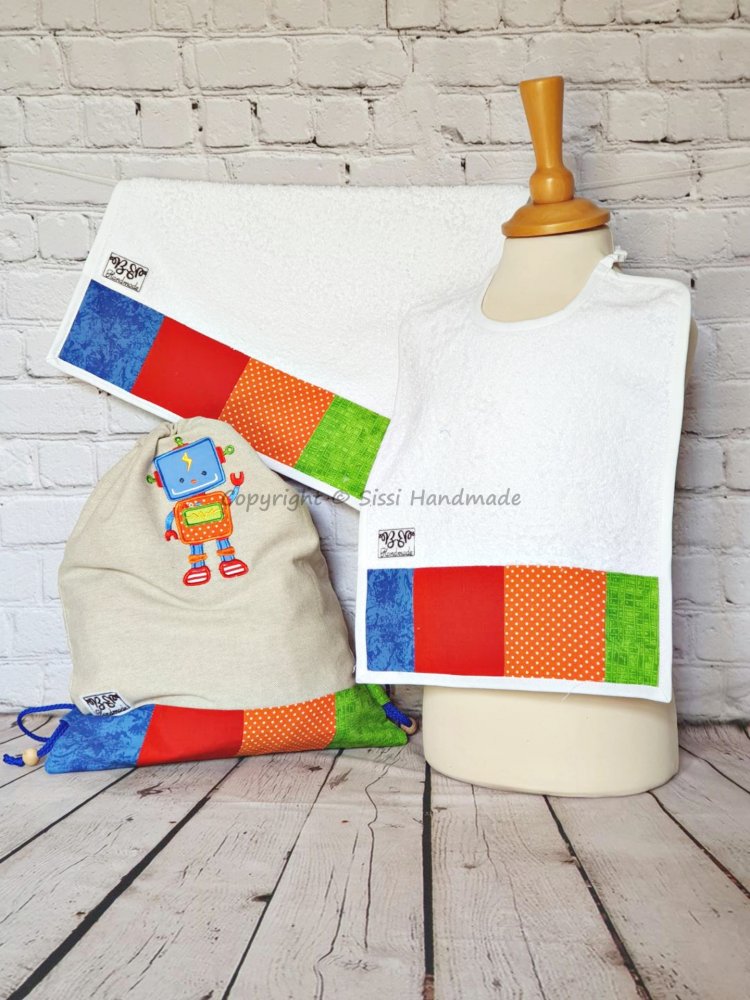 SET ASILO SCUOLA bambino (s. Quadrotti - ROBOT)