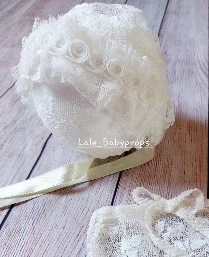 Set new born pantalone e cuffietta