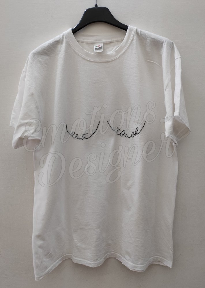 T-shirt con scritta 