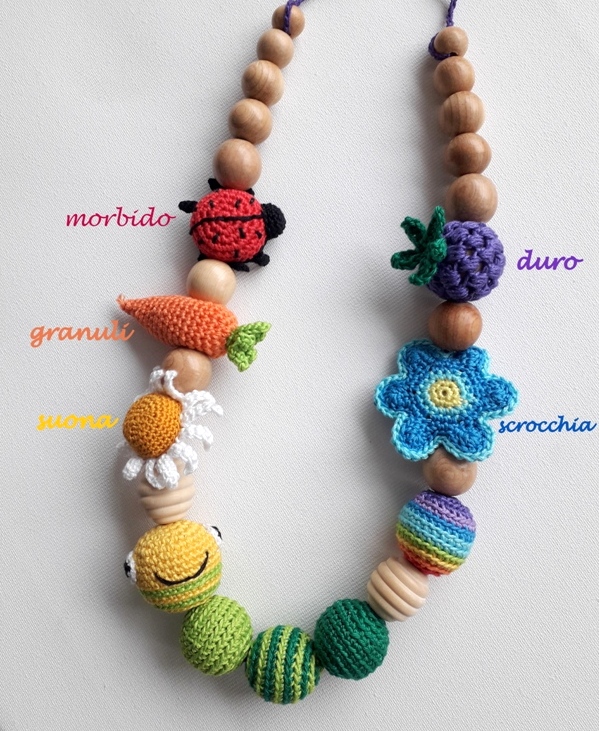 Collana da allattamento Il Bruco