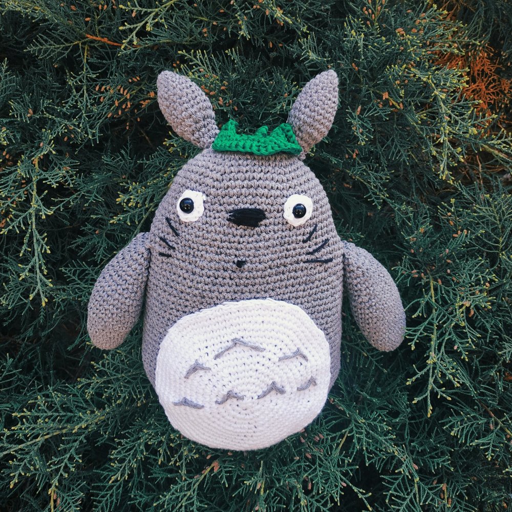 Pupazzo Amigurumi uncinetto, Totoro amigurumi, Personaggi, Regali per bambine e bambini, Studio Ghibli