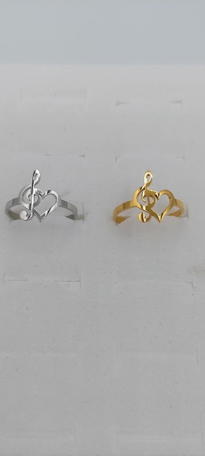 anello in acciaio regolabile 