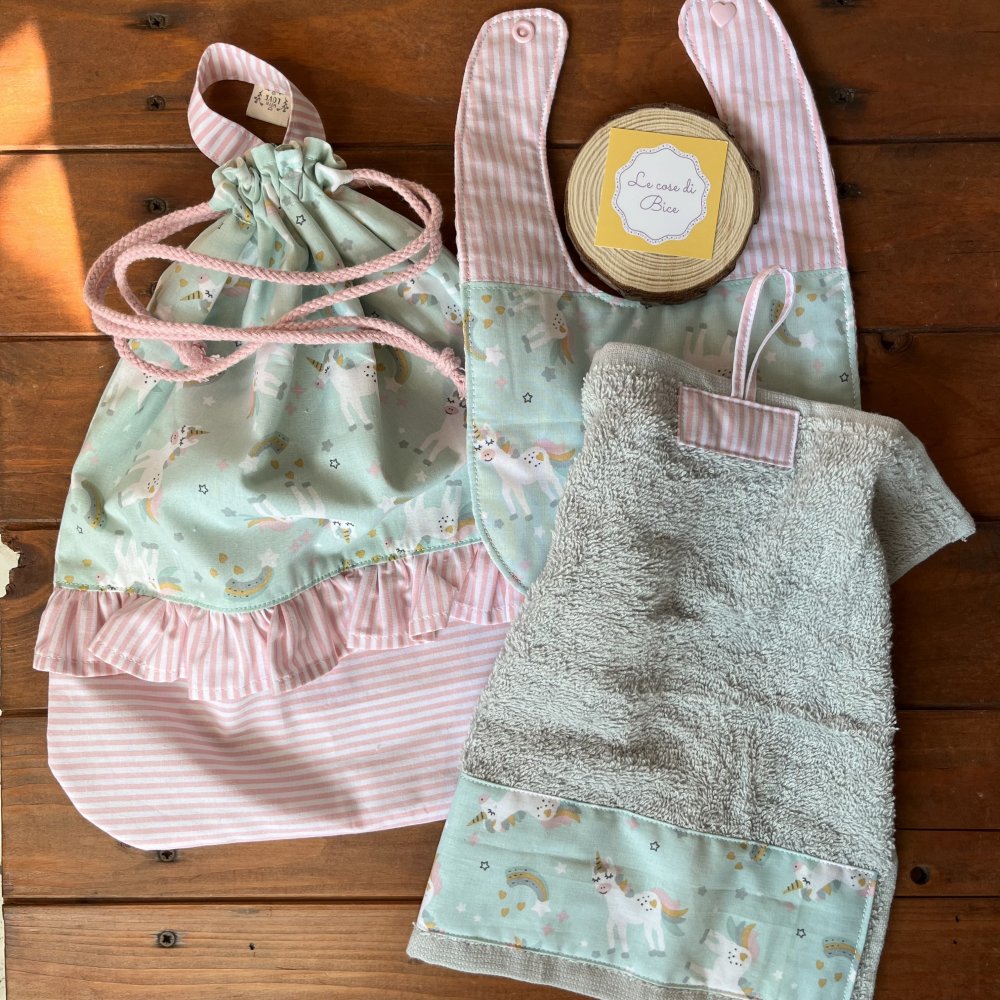 PRONTA CONSEGNA - Set asilo nido Unicorni 