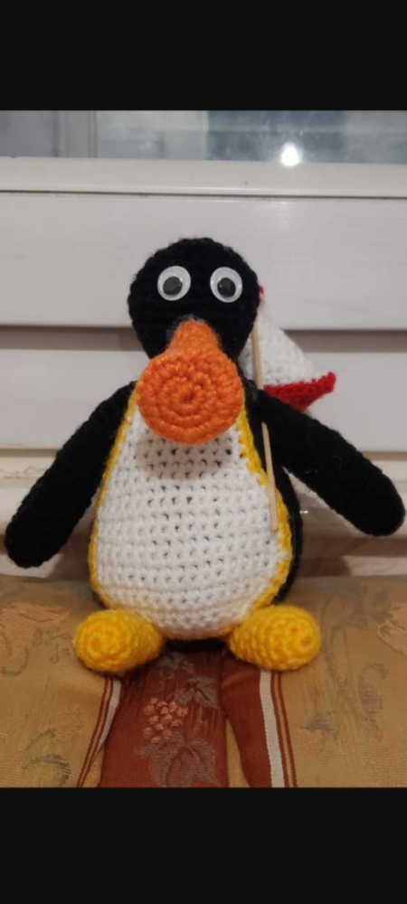 Pingu amigurumi 