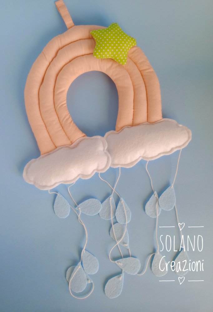 Arcobaleno decorazione murale, Regalo di nascita