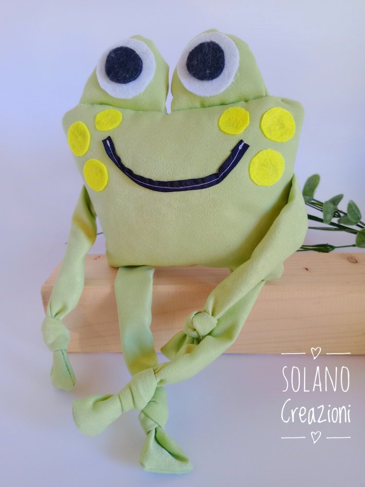 Peluche a forma di rana - regalo ideale per i bambini