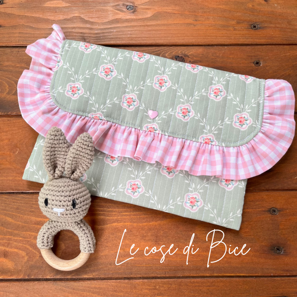 PRONTA CONSEGNA- Pochette con rouche 