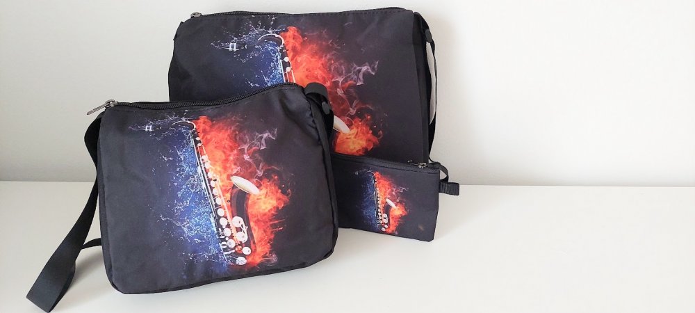 borsa per amanti sassofono
