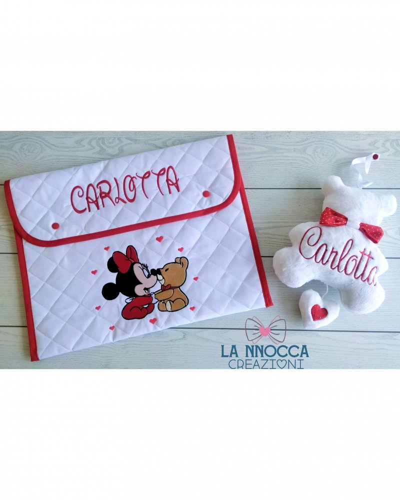 Busta porta cambio e carillon orsetto 
