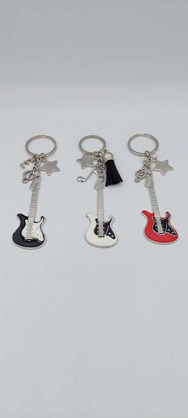 portachiavi amanti chitarra 