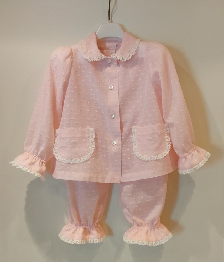 Pigiama Plumetis Rosa