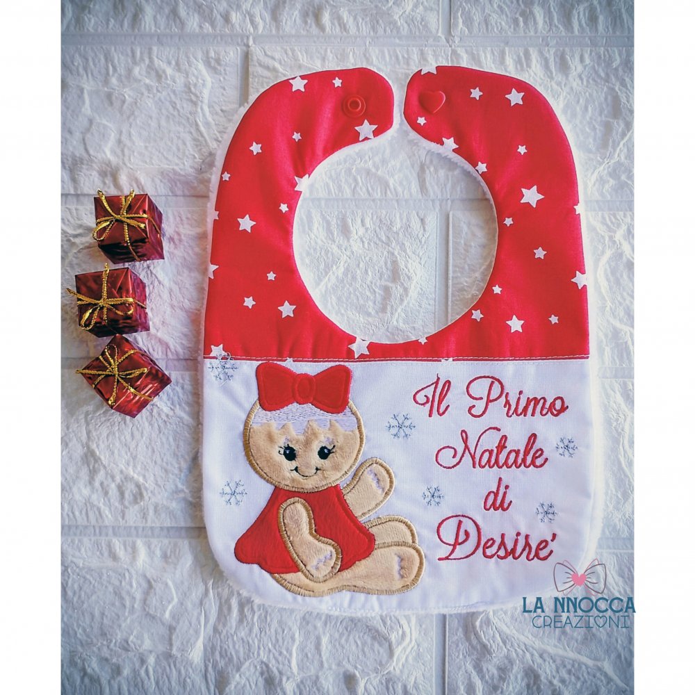 Bavaglino primo Natale 