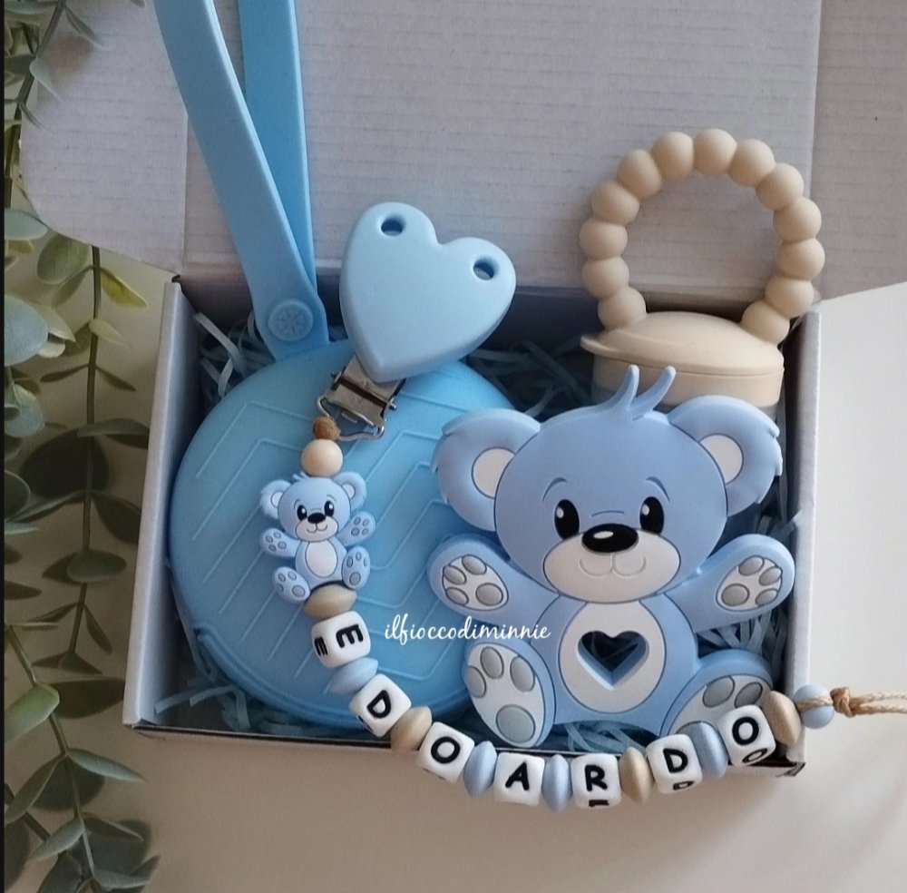 Catenella portaciuccio personalizzata in silicone