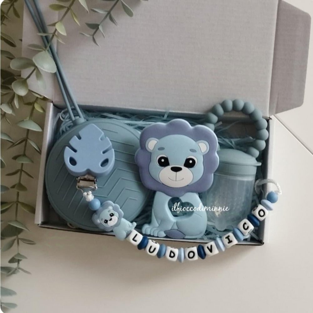 Catenella portaciuccio personalizzata in silicone