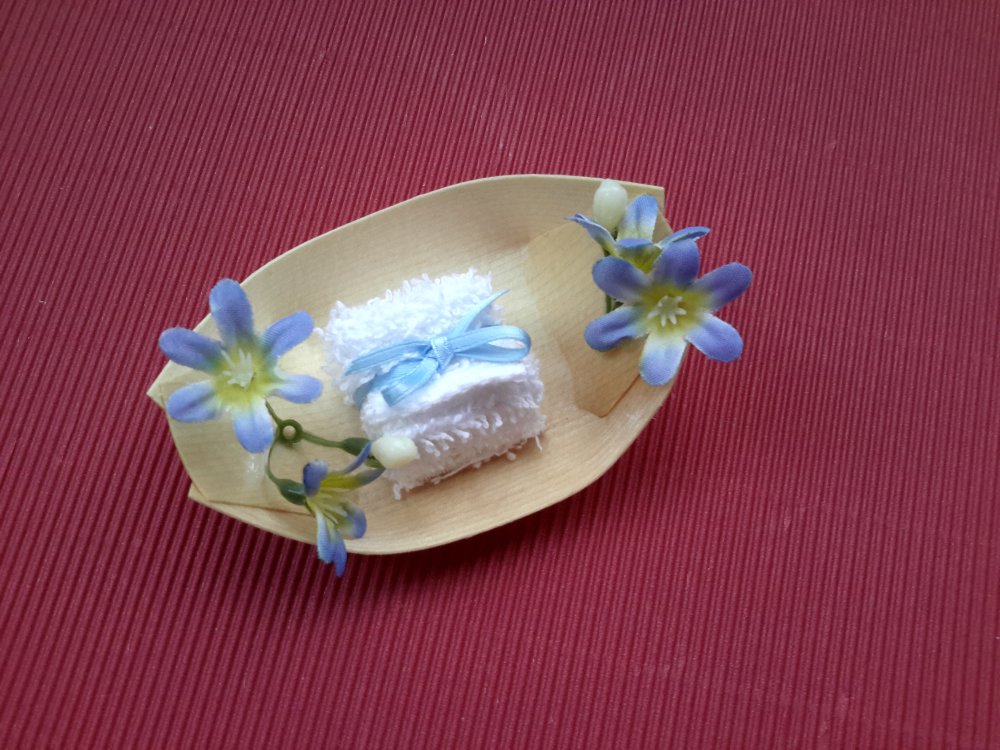 Barchetta decorata idea regalo