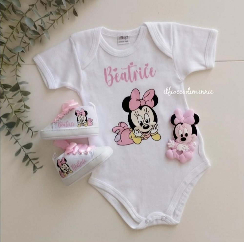 Body personalizzato in cotone, body nascita