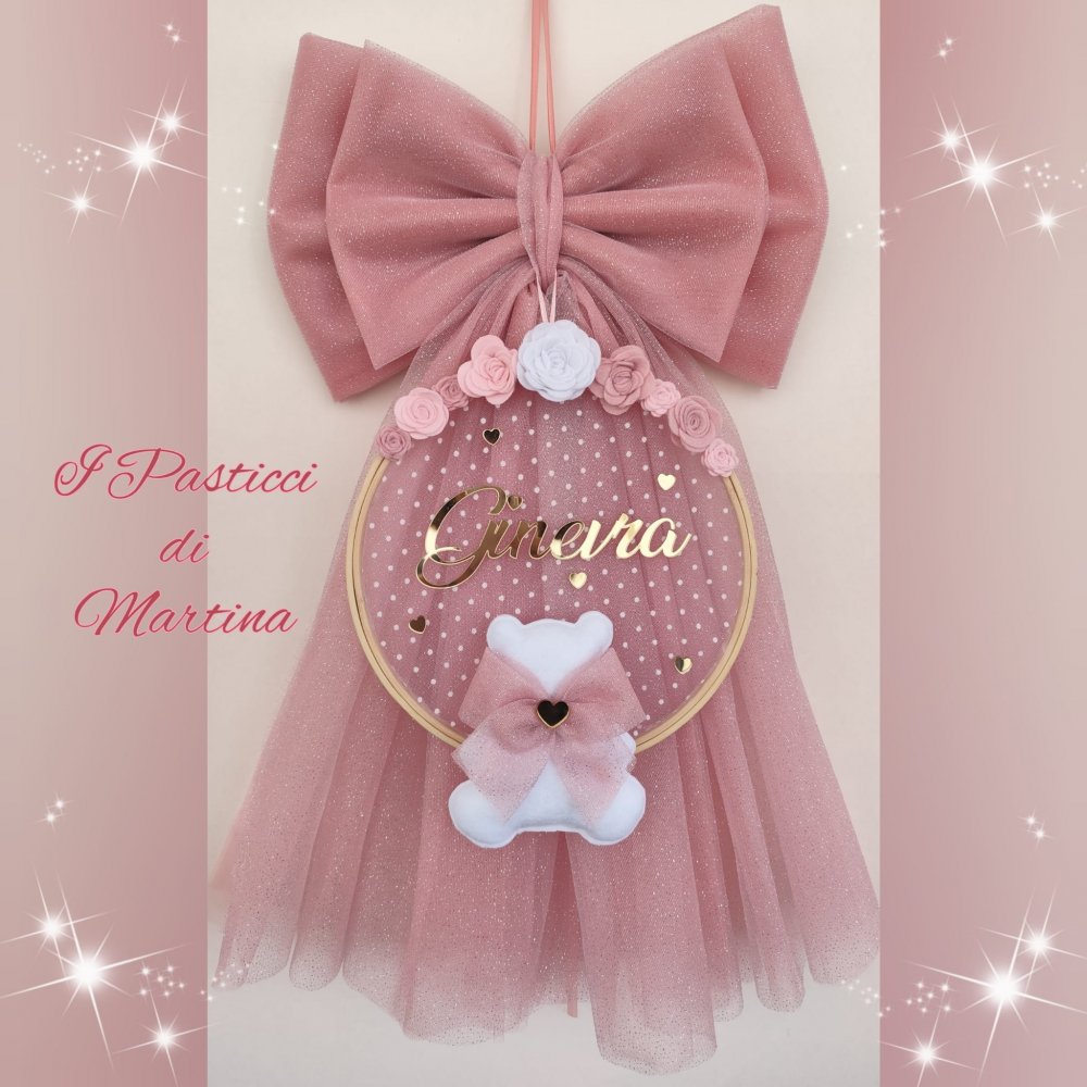 Fiocco Nascita Glitter