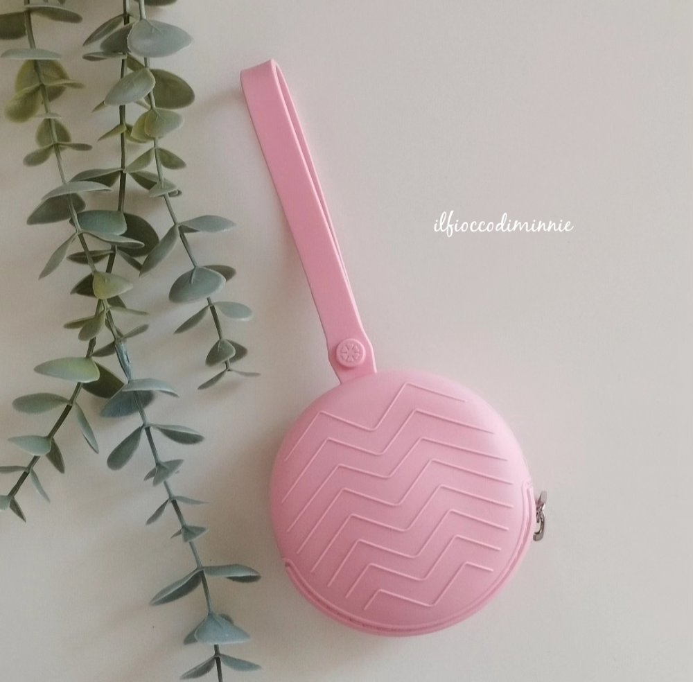 Custodia basic ROSA PASTELLO in silicone alimentare