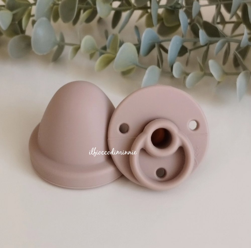 Ciuccio ROUND in silicone TORTORA