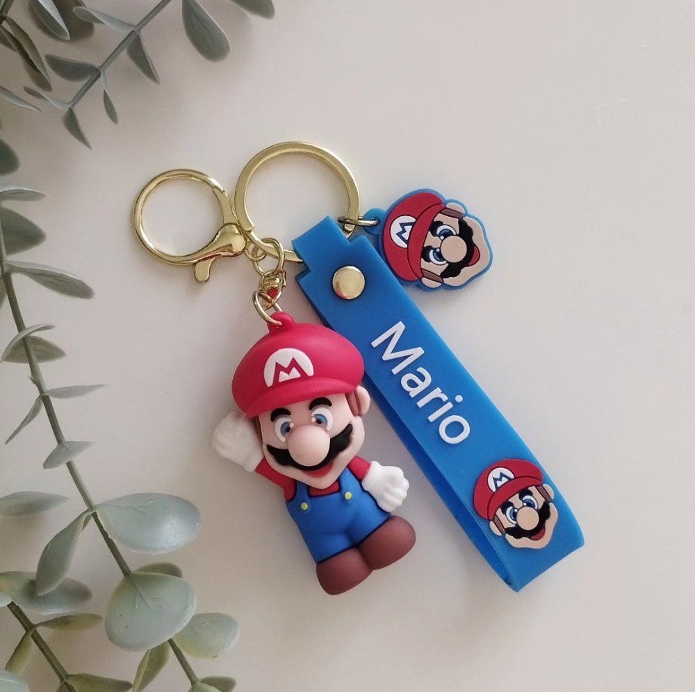 Portachiavi 3D SUPER MARIO in silicone