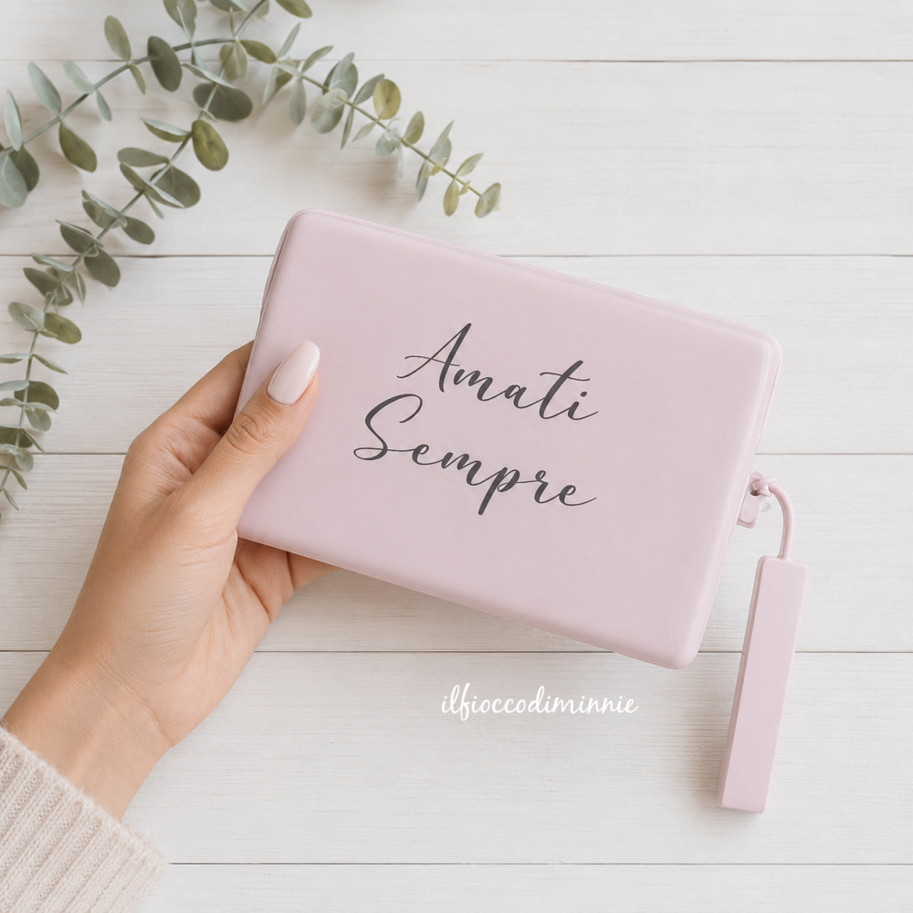 Pochette FORYOU personalizzabile, astuccio in silicone