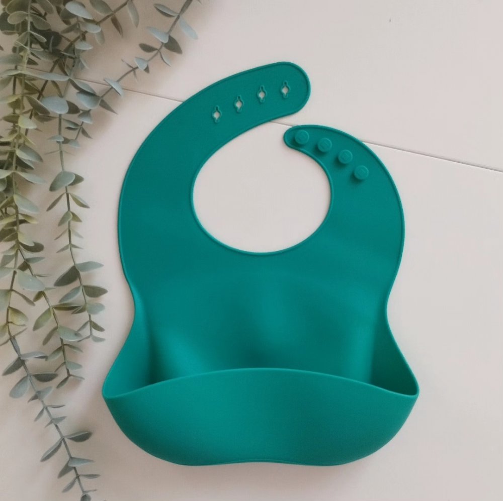 Bavaglino BASIC in silicone, TURCHESE