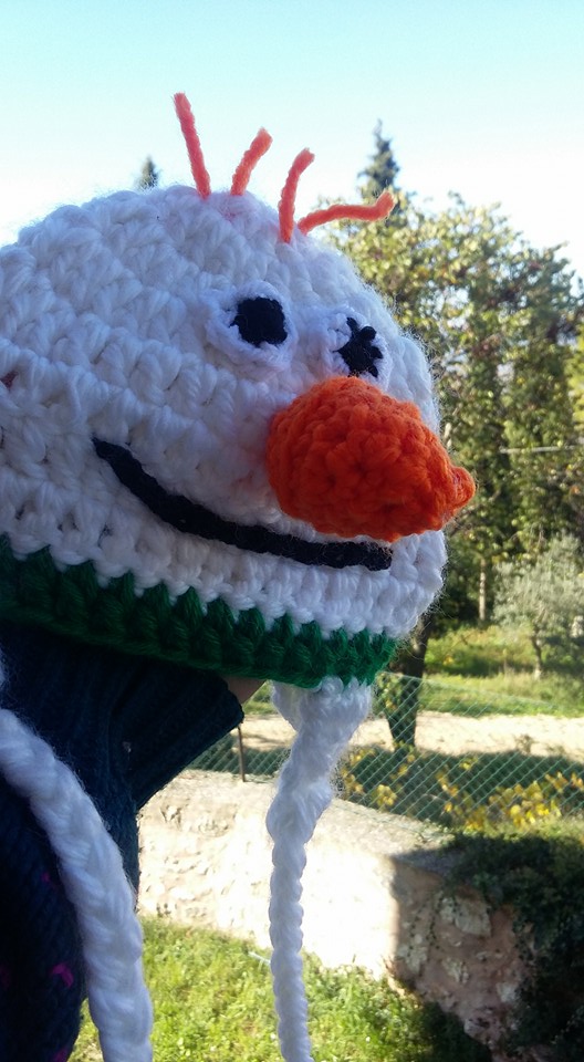 berretto pupazzo di neve