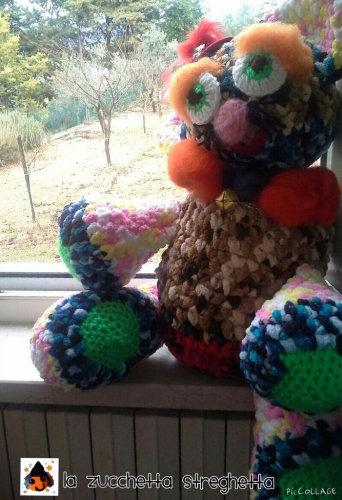 amigurumi gatto vintage