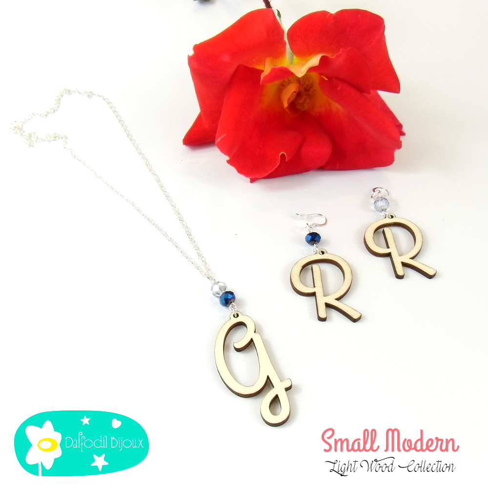 Collana neomamma con Iniziale del Bimbo Small Modern
