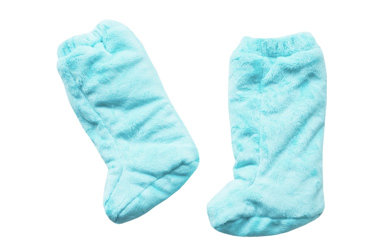 Stivaletti Double Face Ghiaccio in tessuto minky per i bambini che non camminano ancora