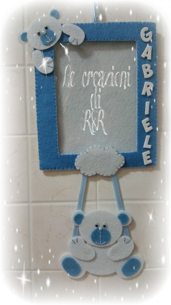 cornice/portafoto camerette bambini