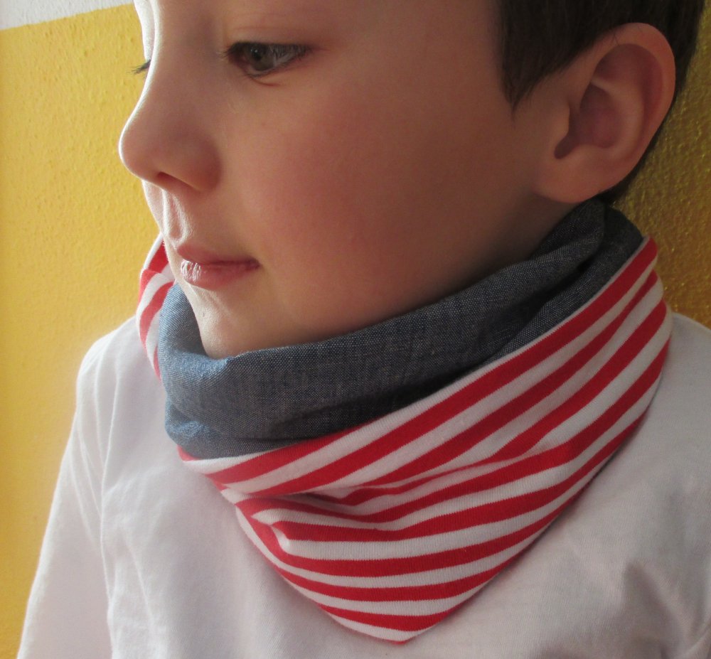 Sciarpa ad anello reversibile