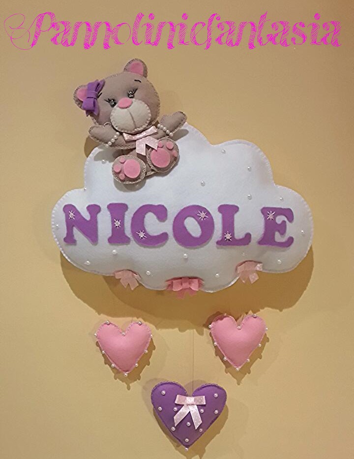 Fiocco nascita nuvola