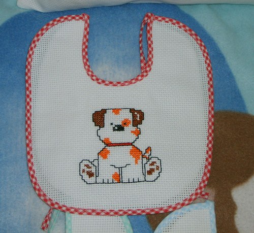 Bavaglino con cagnolino