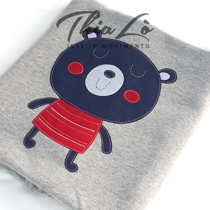 coperta orsetto blu