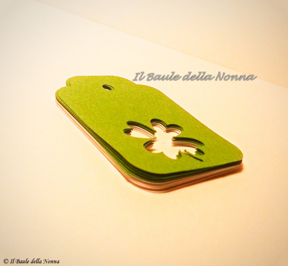 SET 12 MINI TAG ETICHETTE CHIUDIPACCO TEMA 