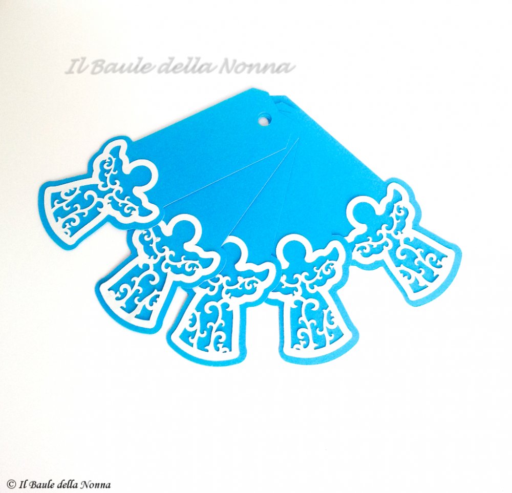 SET 5 TAG CHIUDIPACCO SEGNAPOSTO 