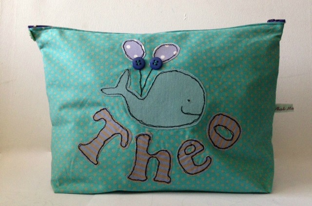 Porta pannolini personalizzabile, astuccio porta tutto per bambini e neonati