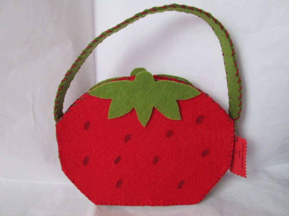 Borsetta Fragola in Feltro