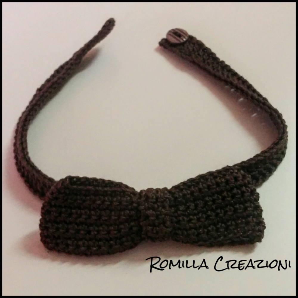 papillon all'uncinetto baby