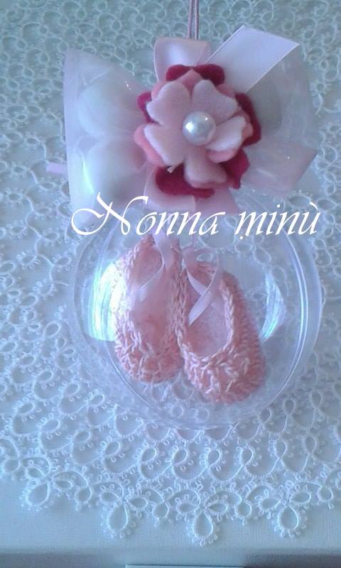  confettata sfera con scarpette  crochet