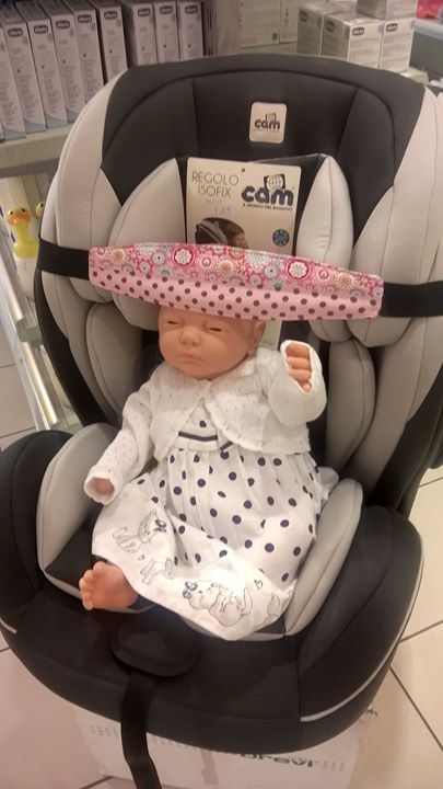 cintura viaggio per sostenere la testa del bambino