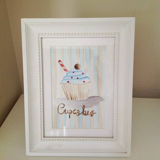 Quadro cupcakes 