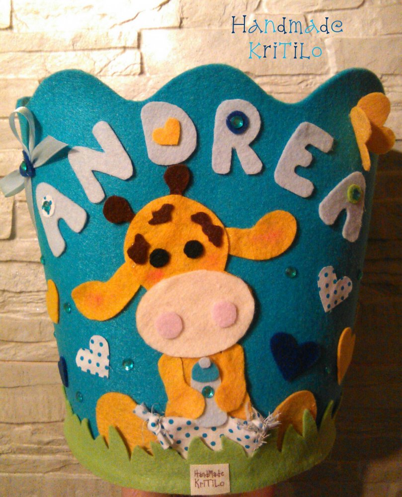 Cestino porta confetti ed oggetti Handmade KriTiLo 