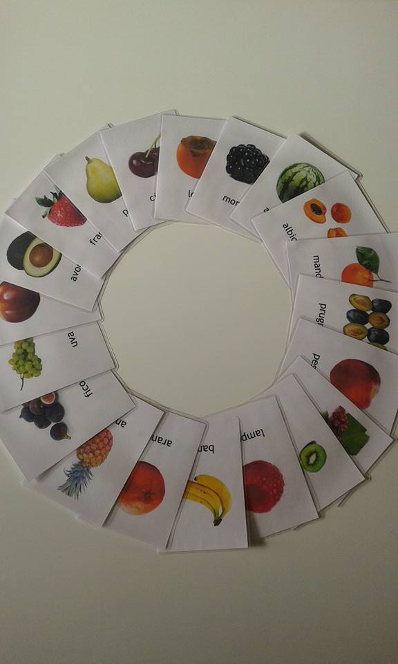 20 schede montessoriane. tema frutta