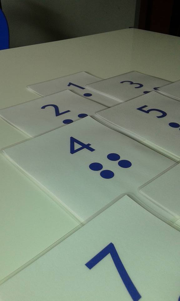 10 schede montessoriane. numeri 1-10